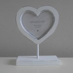 Shabby Chic Heart Photo Frame