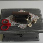 Shabby Chic Vintage Sewing Box