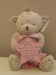 Personalised Bridesmaid Teddy Bear