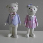 Teddy Bear Ornament Wedding / Baby Gift