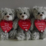 Personalised Valentine Teddy Bear